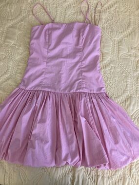 Abercrombie&Fitch Pink Spaghetti Strap Babydoll Dress size M